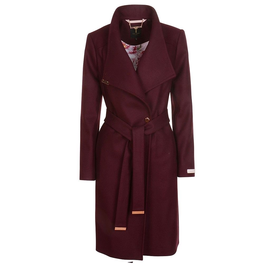 Women's Ted Baker Burgundy Coat